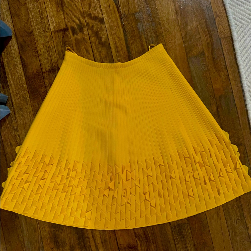 Alaia yellow skirt